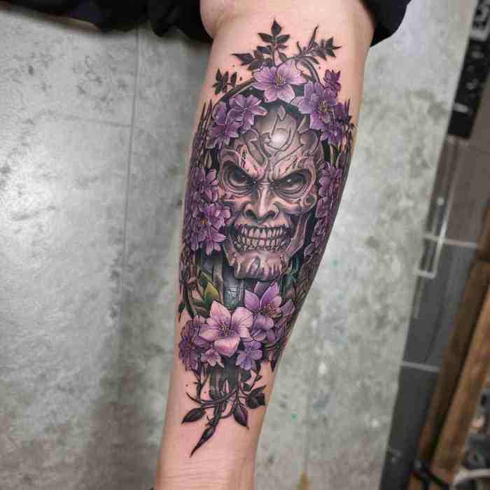 Wisteria Flower Tattoo