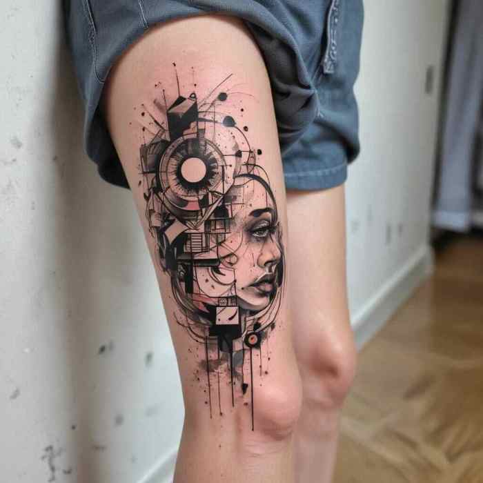 Abstract Art tattoo