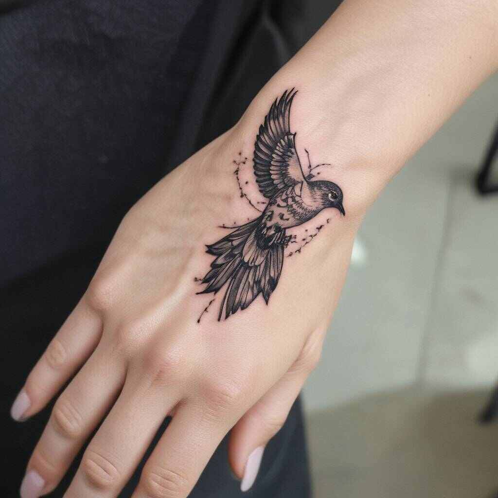 44 Distinctive and Elegant Hand Tattoo Designs for Women with an Artistic Flair