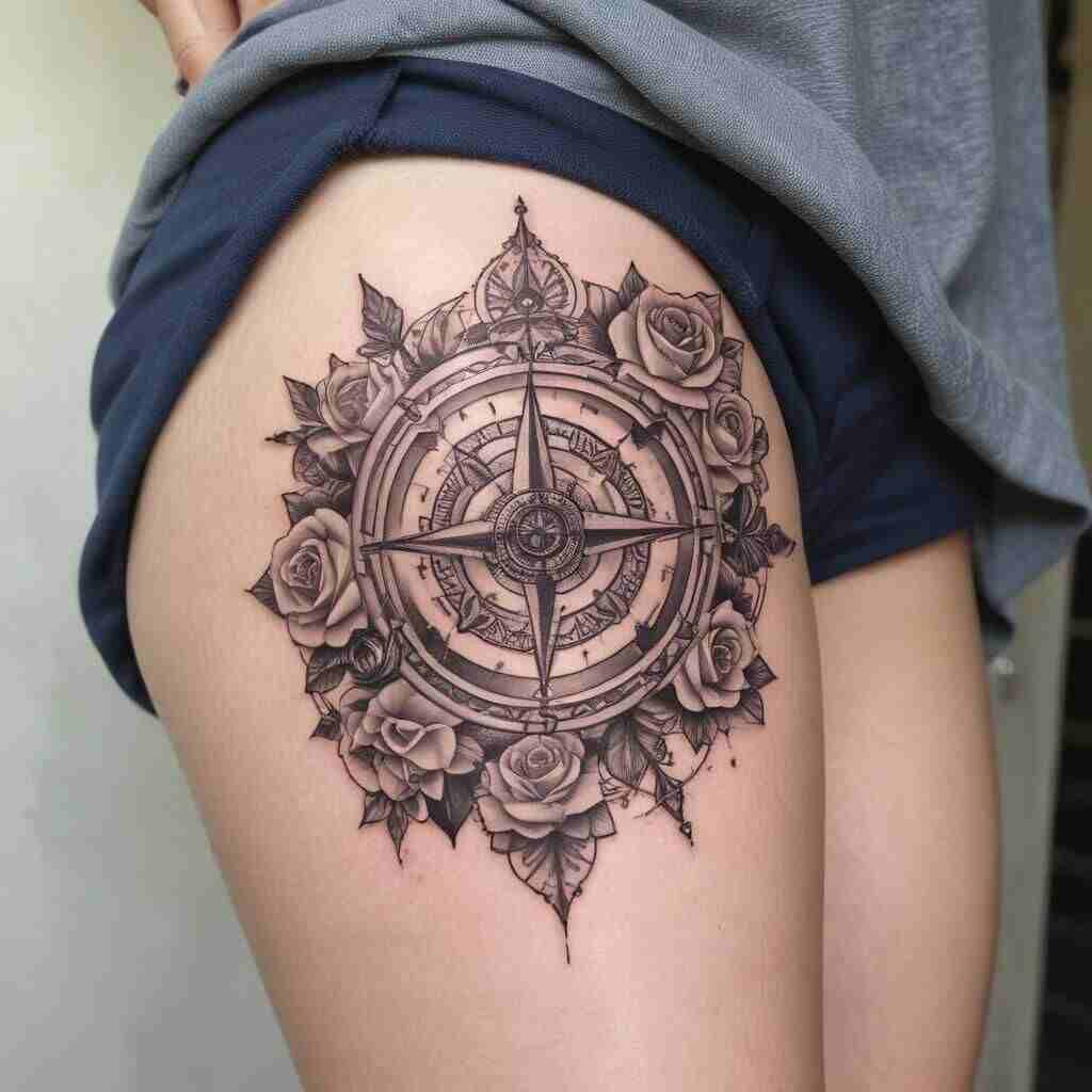 Compass and Roses 1