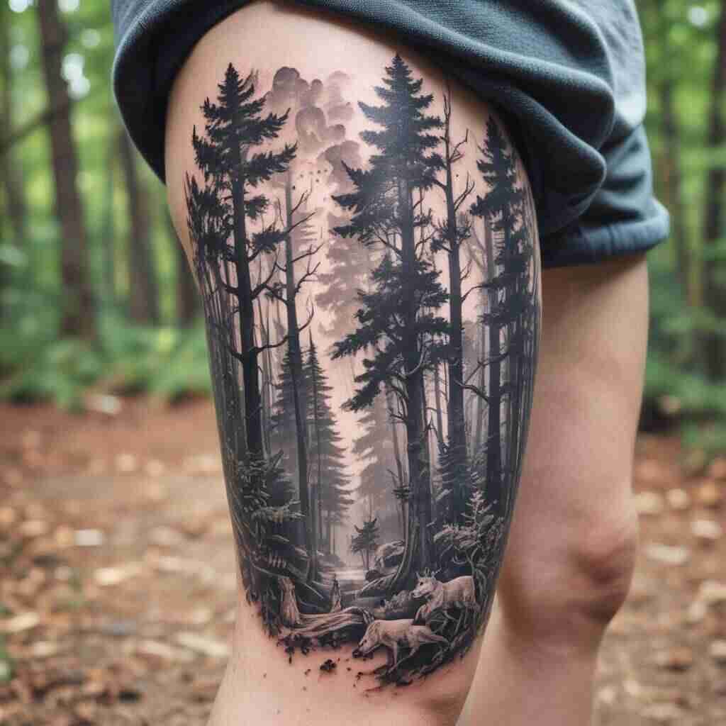 40 Powerful Thigh Tattoo Designs for Men That Combine Strength and Style