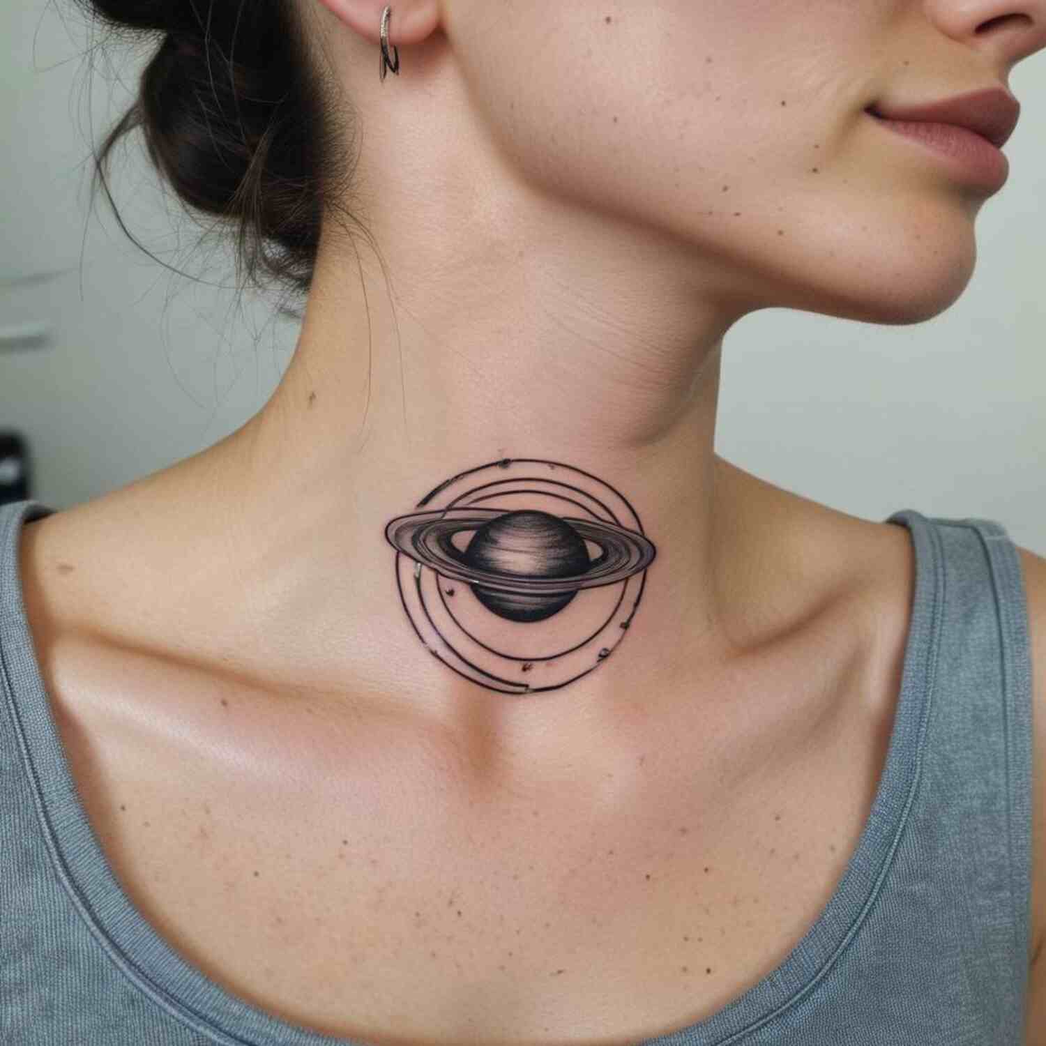 44 Meaningful Saturn Tattoos That Capture the Energy of Growth and Balance