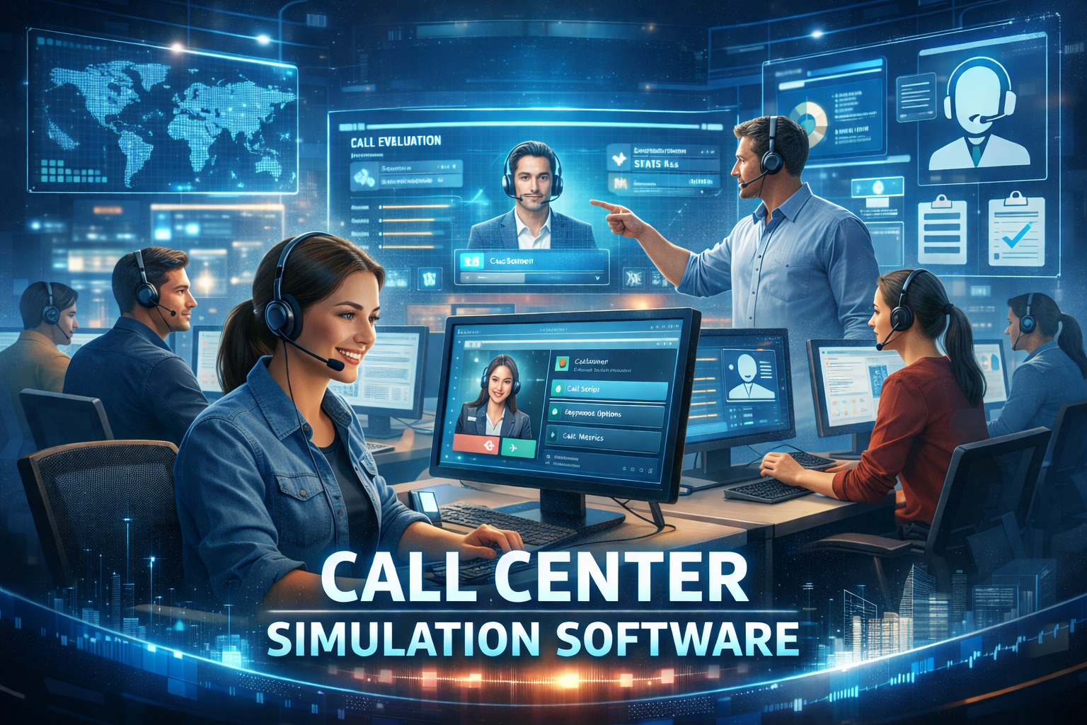 Call Center Simulation Software
