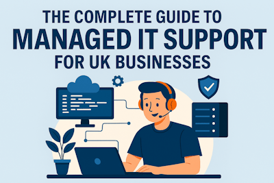 The complete guide to managed IT support for UK businesses, improving security and operational efficiency.
