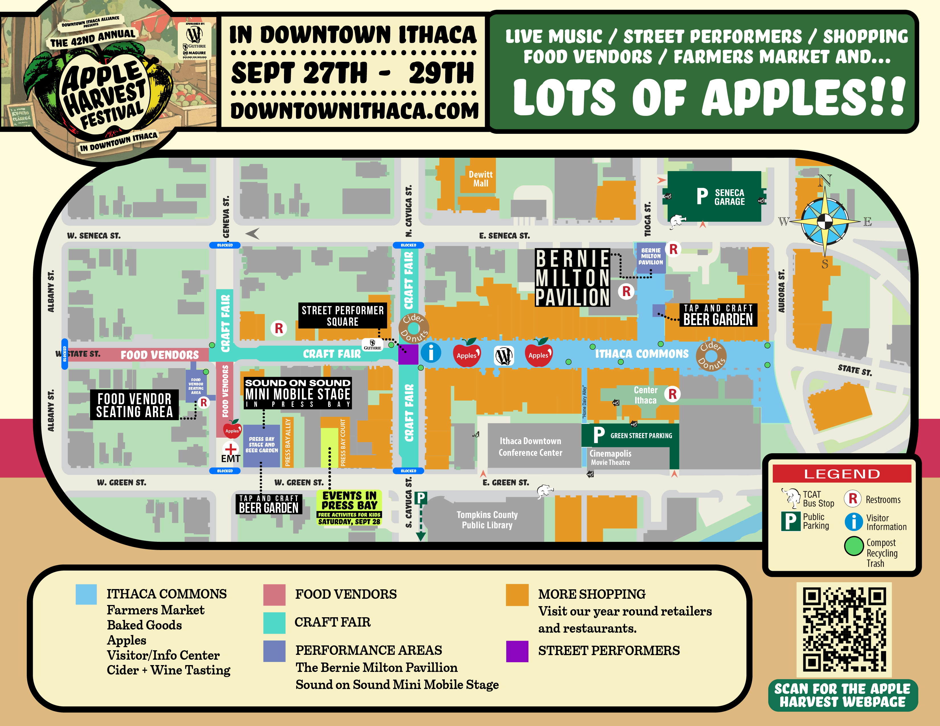Small Map The Ithaca Voice.