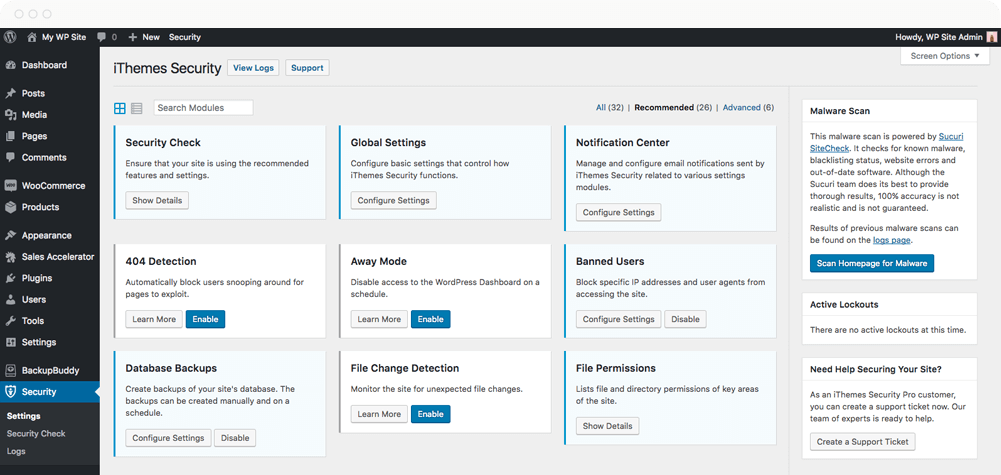 Wordpress Security Plugin Ithemes Security Pro