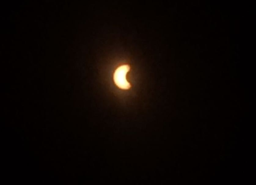 Eclipse in the middle