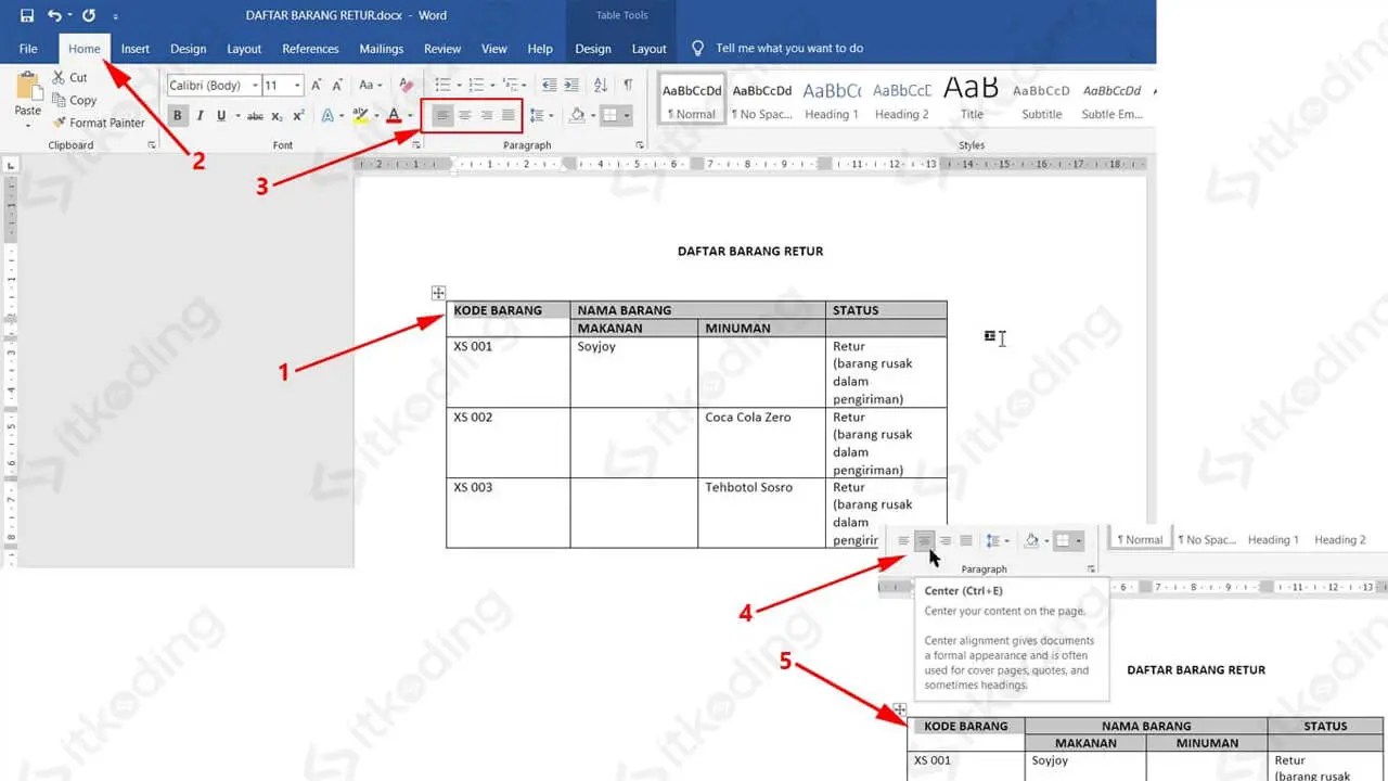 Selain menulis dokumen, ms word juga dapat digunakan untuk bekerja dengan tabel, menulis teks dengan kreasi, menyisipkan gambar, maupun yang lainnya. Mengatur Perataan Teks Di Tabel Ms Word Secara Horizontal Vertikal