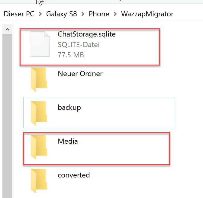 WhatsApp Umzug iPhone / iOS zu Android Anleitung