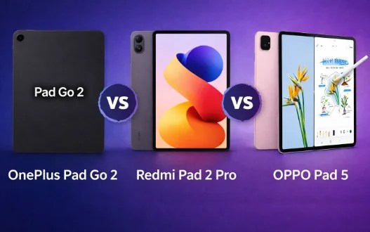 Best Budget Tablet in India: OnePlus Pad Go 2 vs Redmi Pad 2 Pro vs OPPO Pad 5