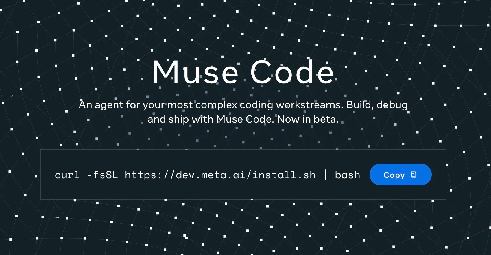 Meta Launches Muse Code AI Agent for Developers