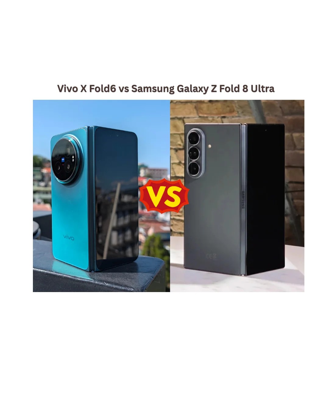 Vivo X Fold6 vs Samsung Galaxy Z Fold 8 Ultra: Which foldable is better