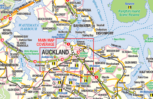 Maps For Travel City Maps Road Maps Guides Globes Topographic Maps Auckland Map Sample 