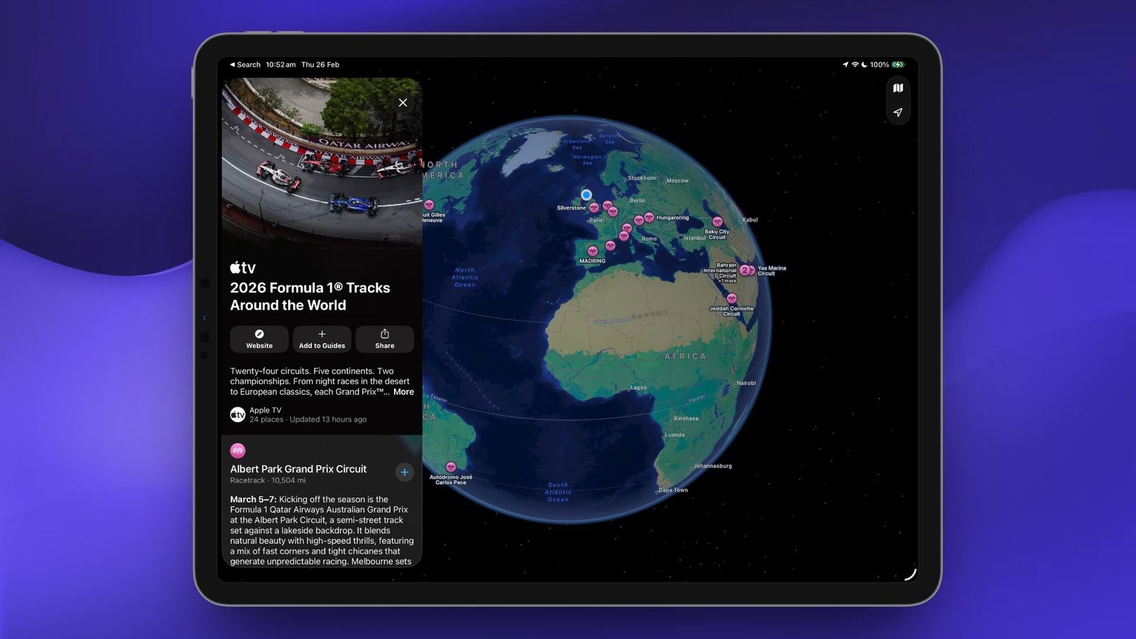 Apple Maps Dobija Vodi Za Sve F1 Staze Pred Sezonu 2026 Godine Apple Maps F1 
