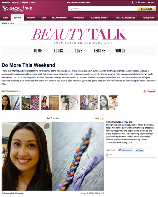 YahooSheDoMoreThisWeekendFeature Yahoo! She: Do More This Weekend