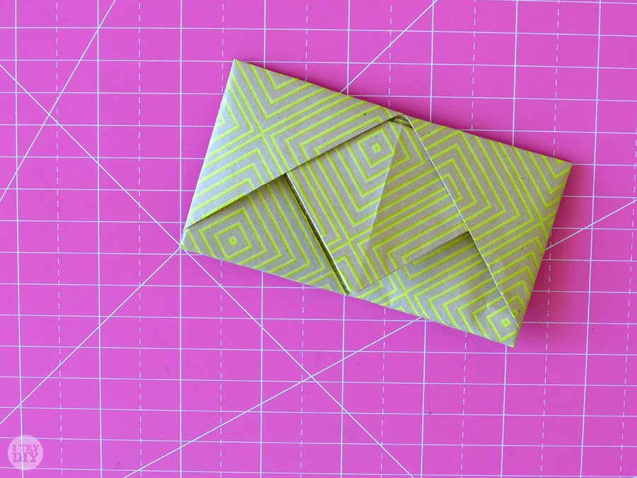 How to Fold a Letter into a Pull Tab Note