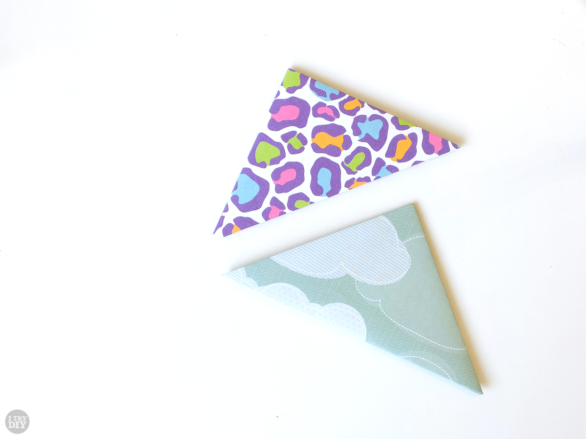 How to Fold a Letter into a Triangle