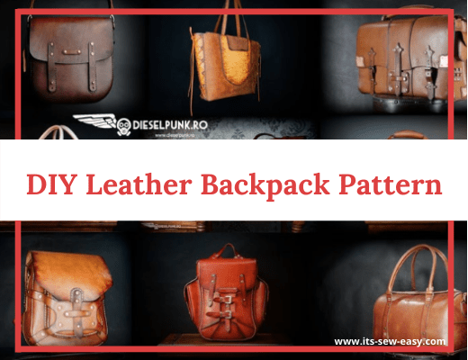 diy leather backpack