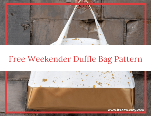 Free Weekender Duffle Bag Pattern