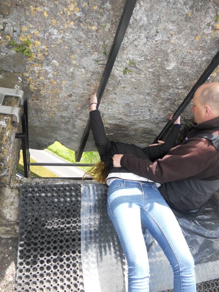 Kissing the Blarney Stone!