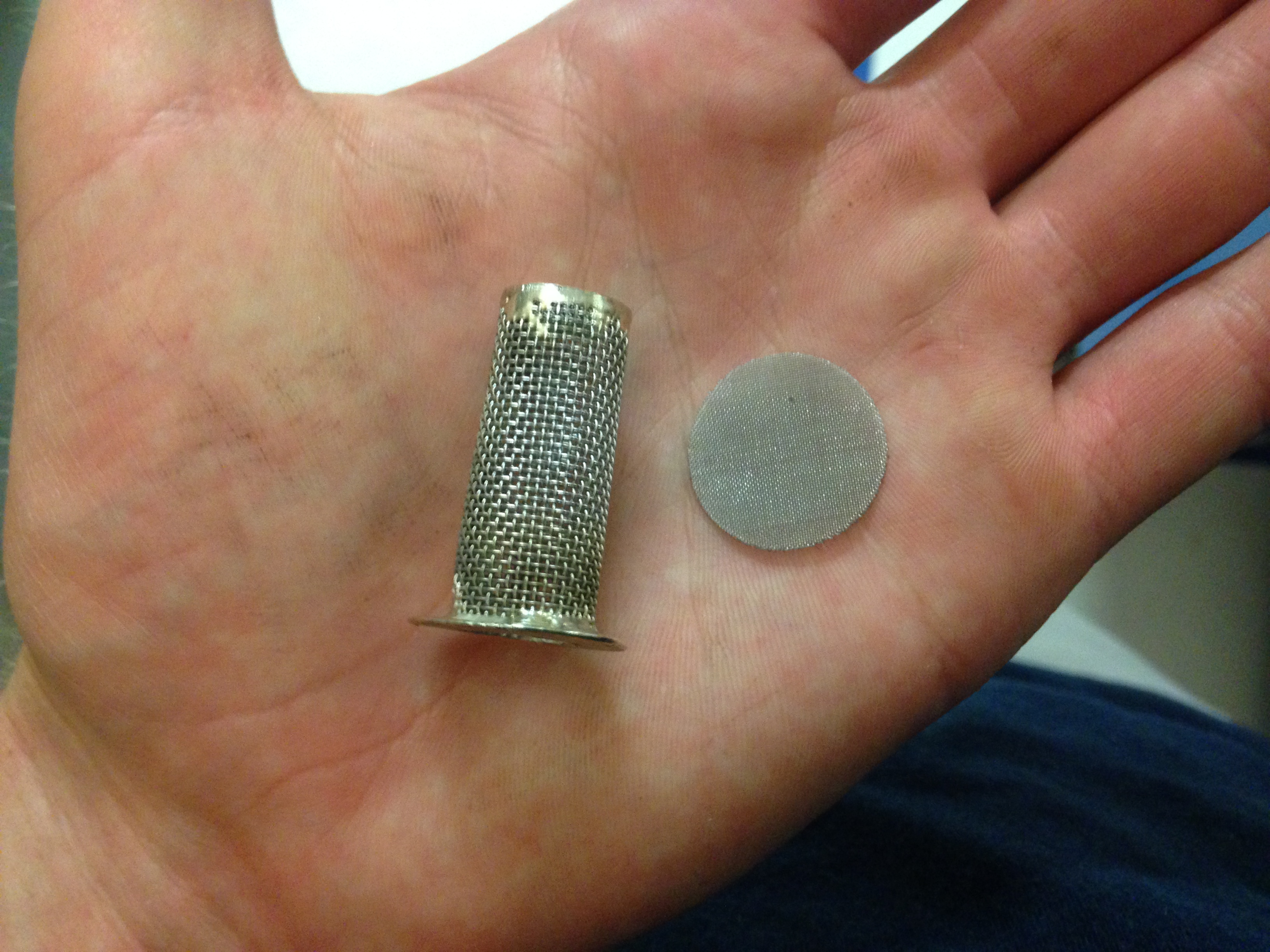 New strainer vs fuel filter