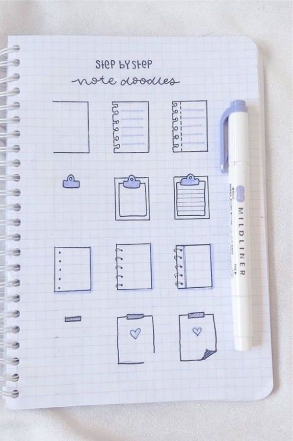 easy doodles to draw