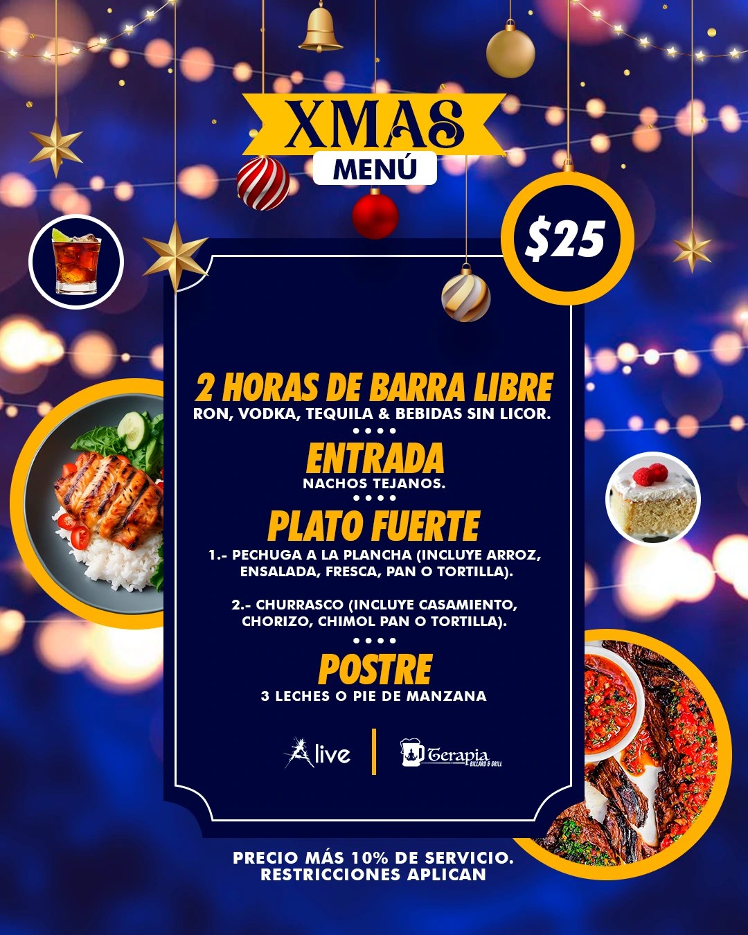 Menú Alive Terapia