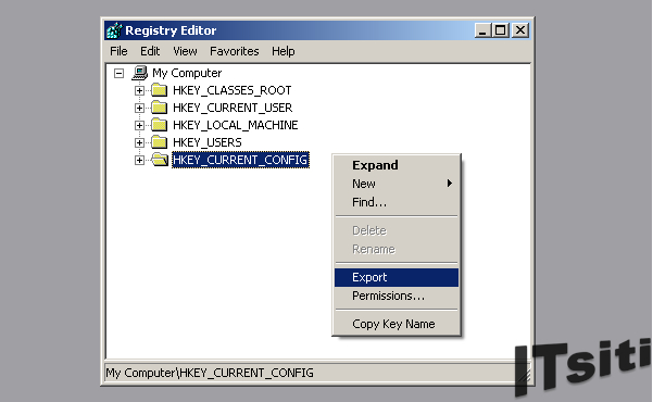 Export Registry