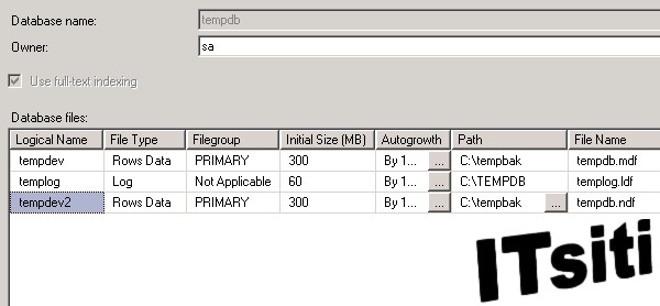 SQL Server Studio - Add tempdb