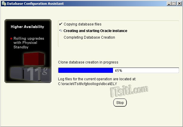 Oracle11g - Create Oracle Instance