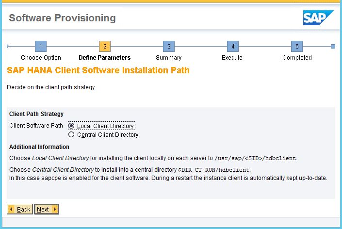 HANA_Client_Path_Local