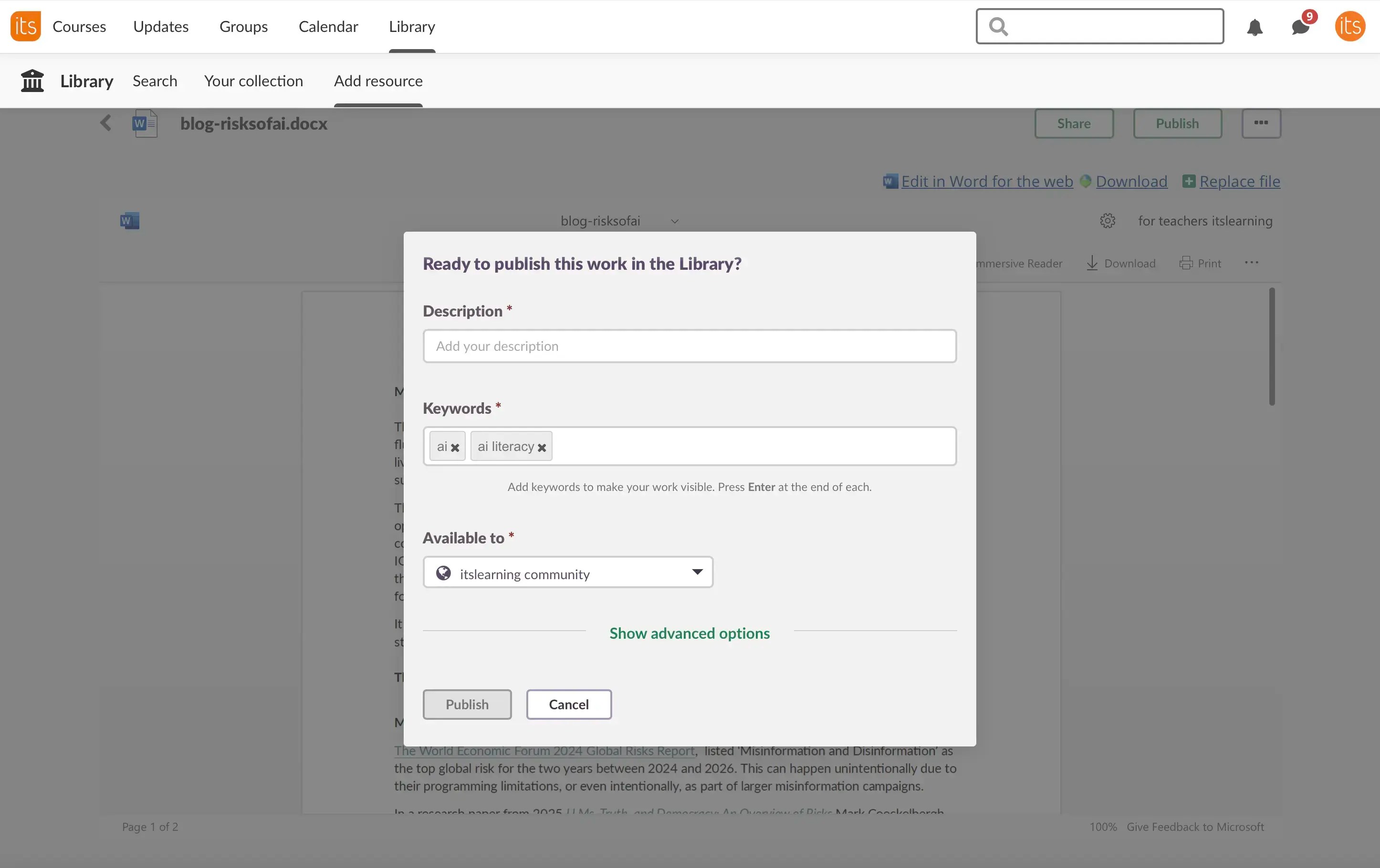 Using The Task Function In Itslearning Itslearning Help Center - Creative 4K Ocean Textures | Free Download