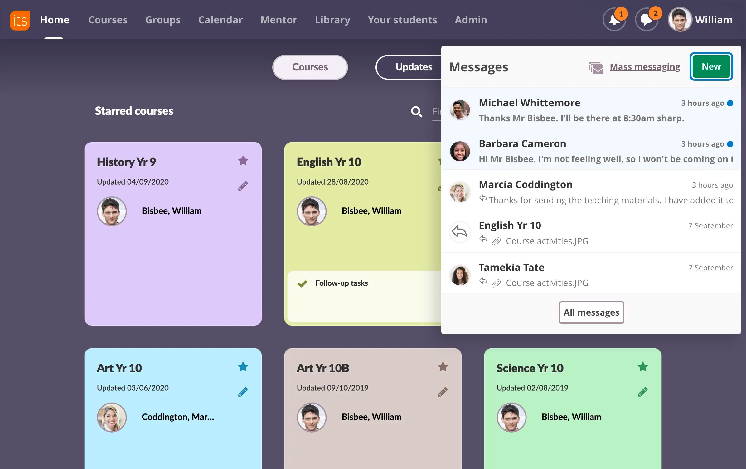 Itslearning - Premium Vintage Pattern Gallery - Retina