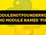 Modulenotfounderror No Module Named Pip In Python Its Linux Foss