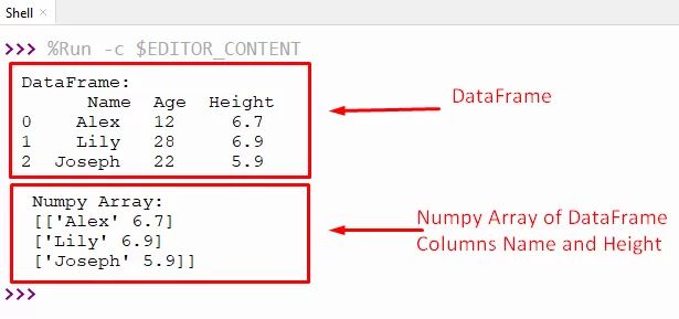 How To Convert Pandas Dataframe To Numpy Array In Python Its Linux Foss - Download Stunning Space Design | Retina