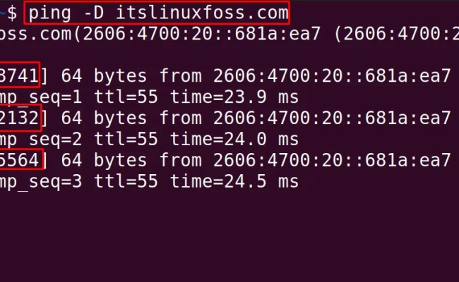 Linux | Ping Command – Its Linux FOSS