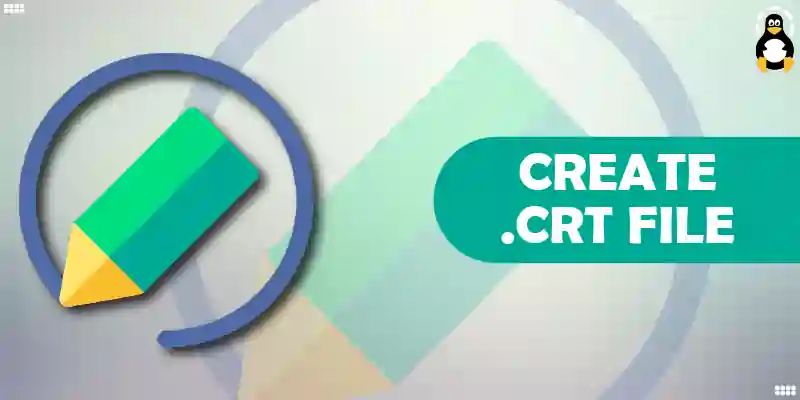 How To Create A Crt File In Linux Its Linux Foss - Vintage Wallpaper Collection - Ultra HD Quality