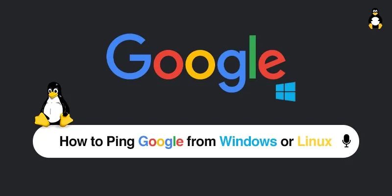How To Ping Google From Windows Or Linux Itechguides Com - Premium Colorful Picture Gallery - 8K