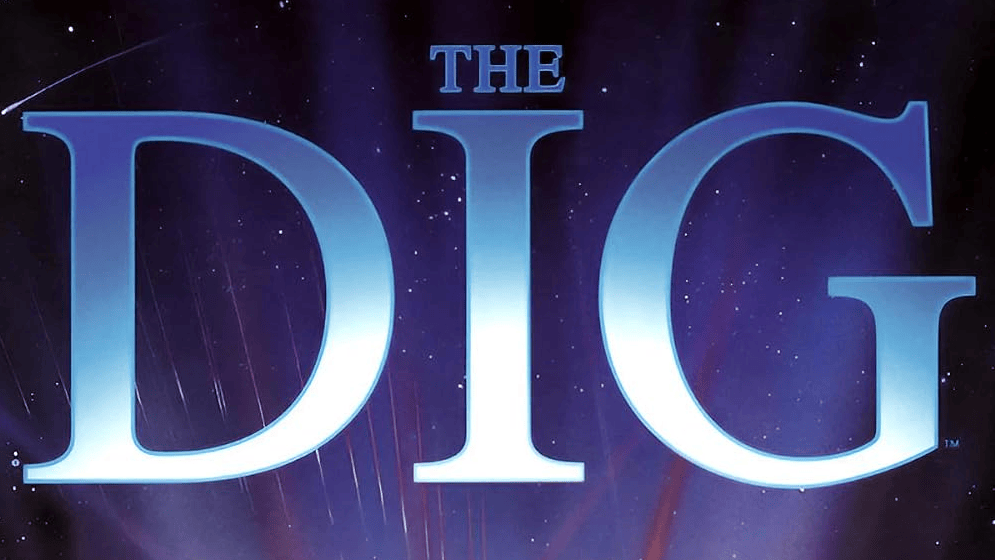 The words "The Dig" were written in the night sky.