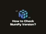 How To Check The Numpy Version Itsmycode