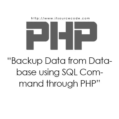 Database Backup System In Php With Source Code Source Code Projects - Best Abstract Backgrounds in Retina