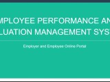 Employee Performance And Evaluation Management System Using Php