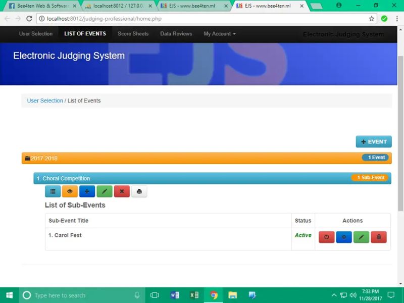 Electronic Judging System Project In Php With Source Code And Report - Best Minimal Wallpapers in Retina