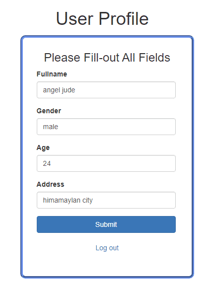 Easily create forms for your web site using jquery, bootstrap and json schema. Simple User Profile With Update Profile Info Using Php Mysql Video