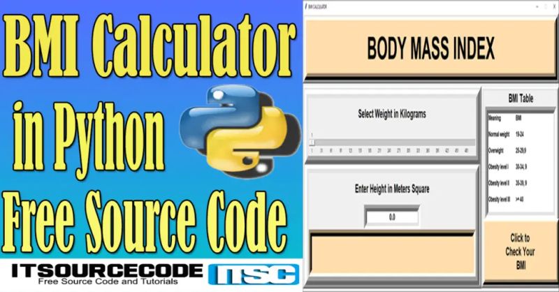 Bmi Calculator In Python With Source Code Source Code Projects - HD Gradient Designs for Desktop