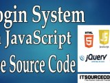 Login System In Javascript With Source Code Video