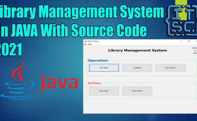 Library Management System Project In Java With Source Code