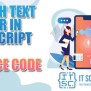 Text To Speech JavaScript With Source Code - Video - 2022