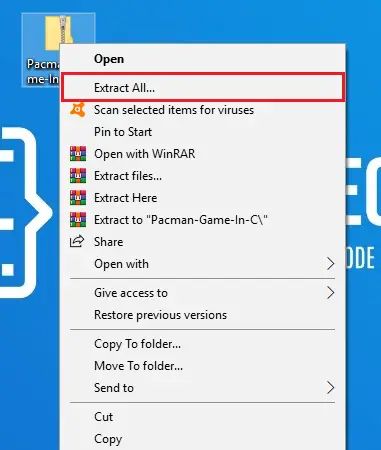 Pacman Game In C With Source Code Download Free Projects Codezips - Professional Mountain Pattern - Retina