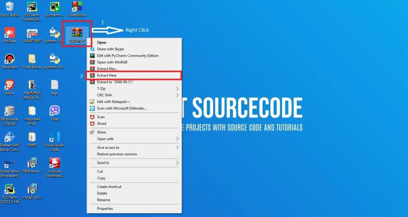 2048 Game In C Programming With Source Code Code Projects - Best Ocean Images in Desktop